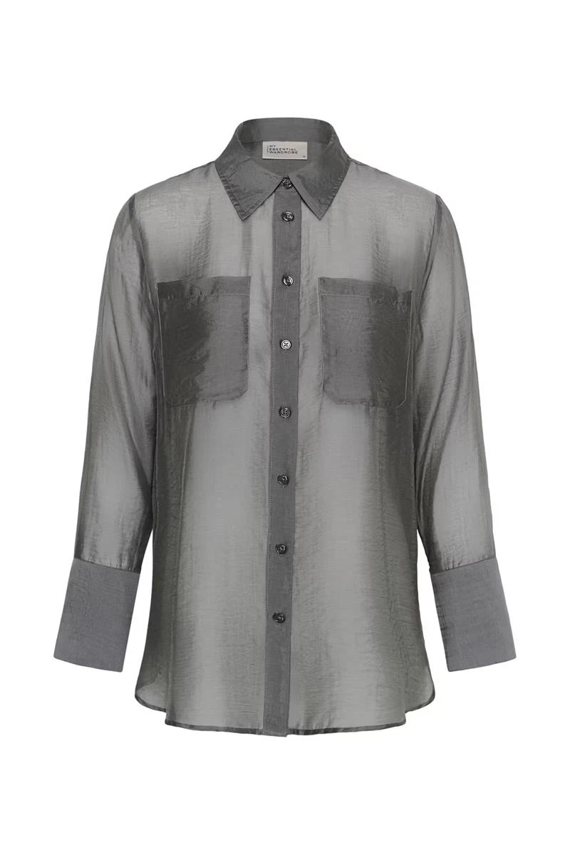 My Essential Wardrobe Blouse Smilla Grijs 2