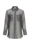 My Essential Wardrobe Blouse Smilla Grijs 2
