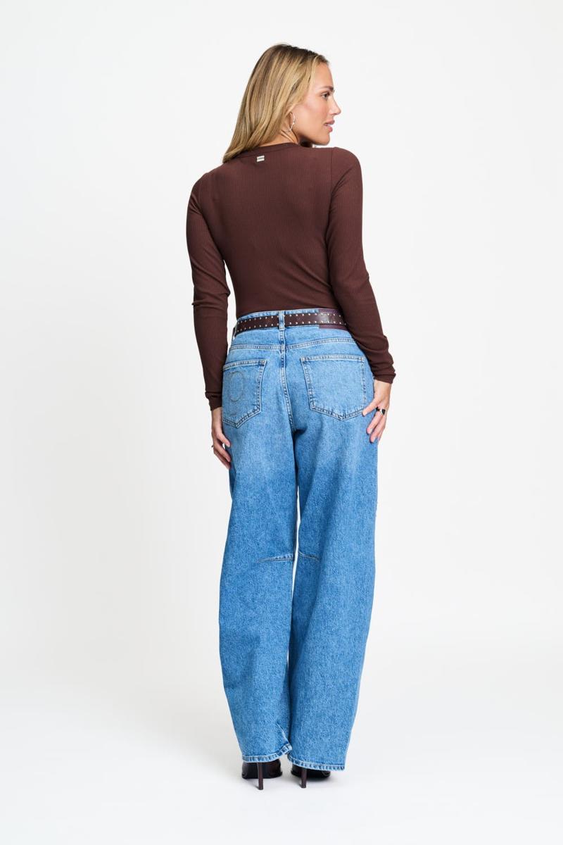 POM Amsterdam Longsleeve SP9750 Bruin 3