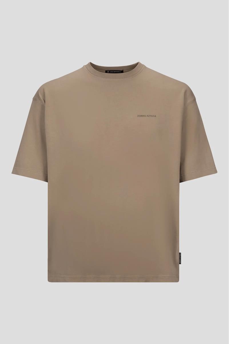 Zorro Azteca T-Shirt Tenochtitlan Taupe 2