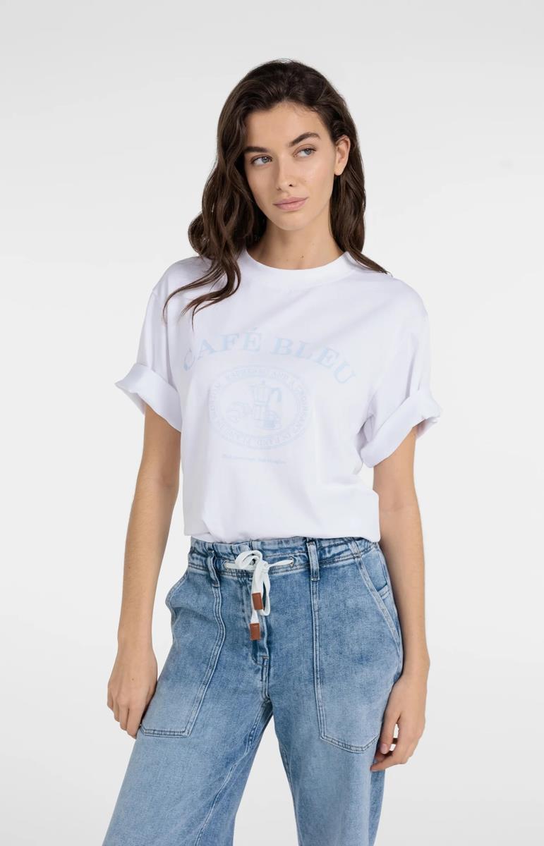 YAYA T-Shirt 01-719089-604 Blauw 1