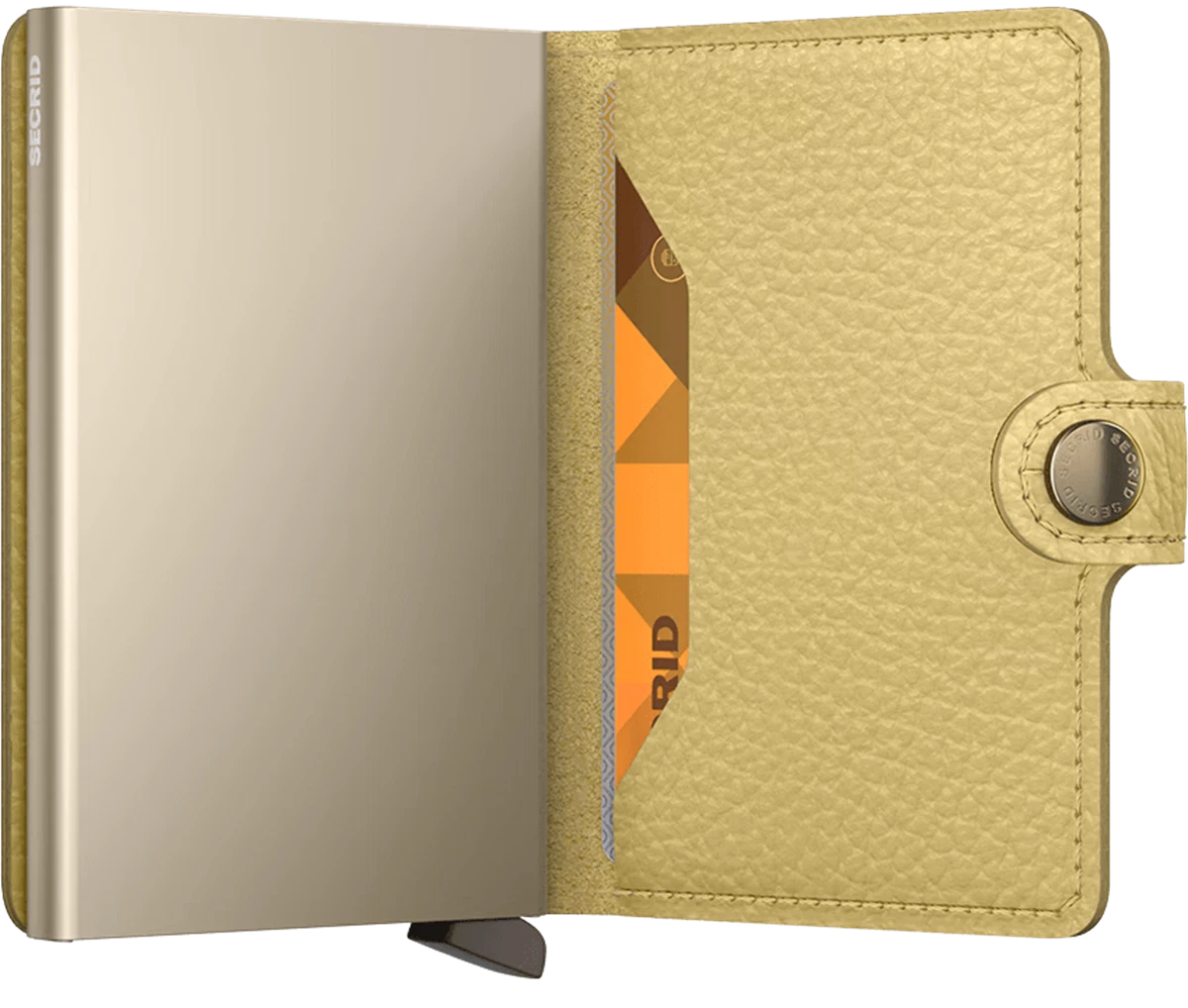 Secrid Miniwallet Pebble Butter Yellow Geel 2