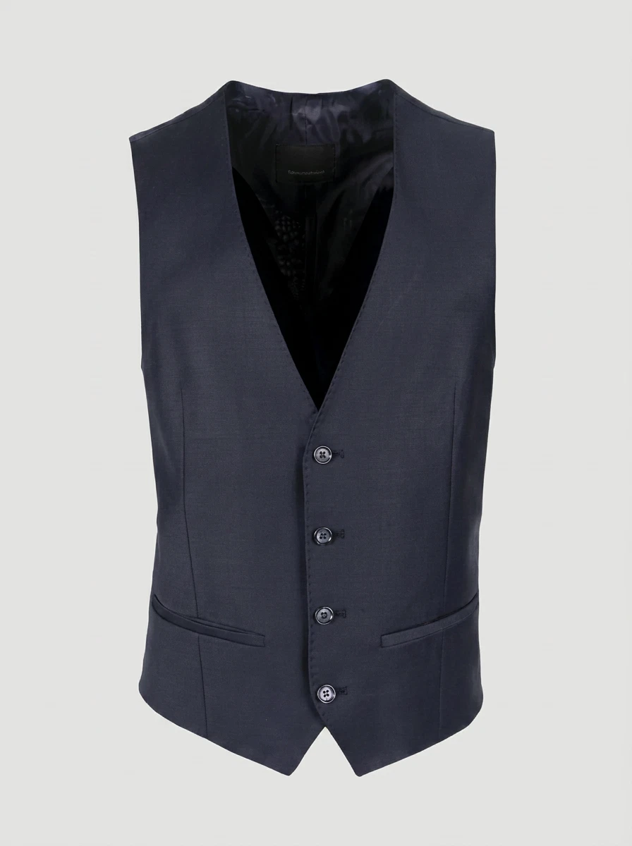 Roy Robson Gilet S05050381704100 Blauw 2