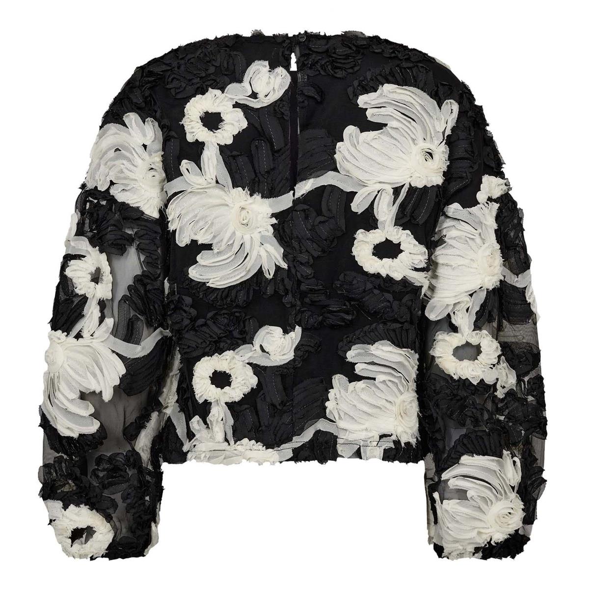Co'Couture Blouse Fleur Zwart 3