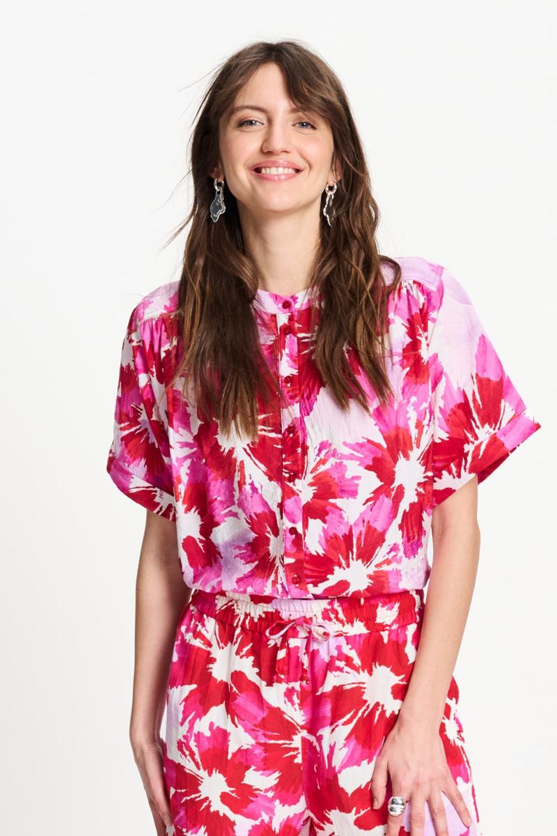 POM Amsterdam Blouse SP9649 Roze 2