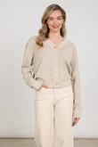 NUKUS Vest NKF05039 Beige 3
