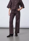 Sisters Point Jeans Onea-Belt-Je10 Bruin 1