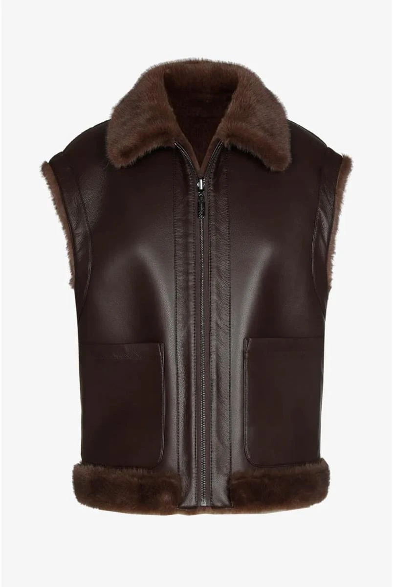 Xandres Gilet Jana Bruin 2