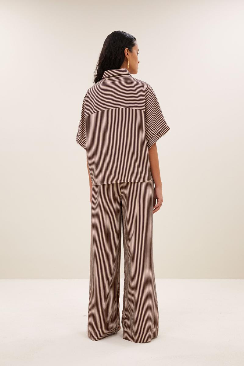By-Bar Blouse Sunny Stripe Rood 3