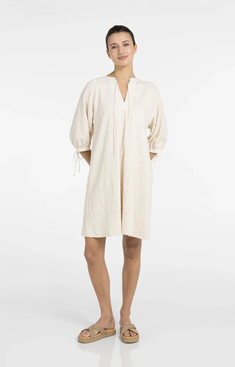 YAYA Jurk 01-609219-605 Off-White 1