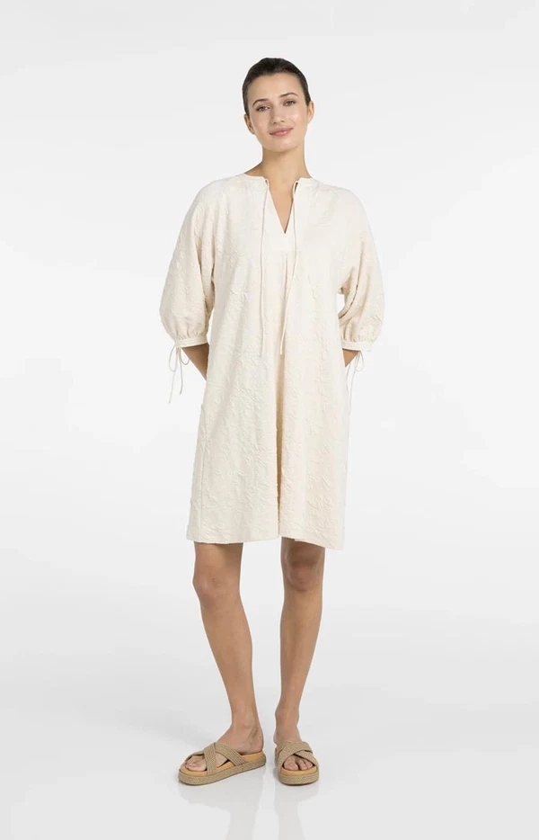 YAYA Jurk 01-609219-605 Off-White 1