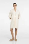 YAYA Jurk 01-609219-605 Off-White 1