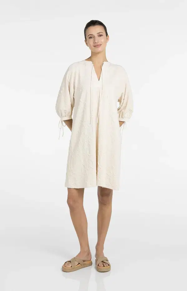 YAYA Jurk 01-609219-605 Off-White 1