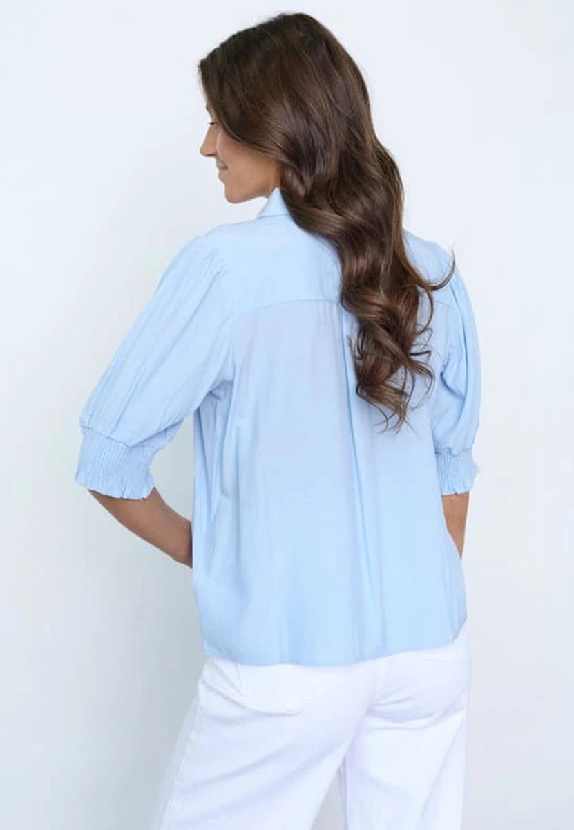 Sisters Point Blouse Isola-Ss11 Blauw 3