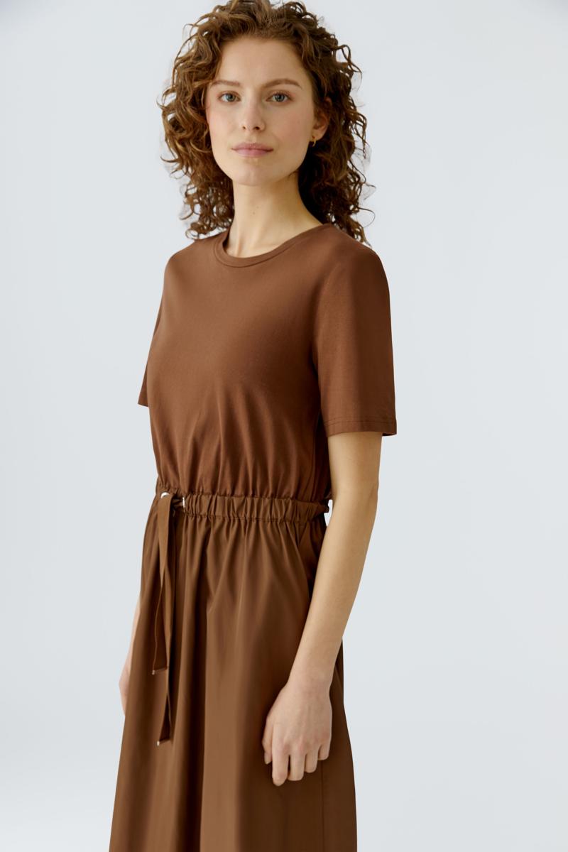 Oui Jurk 0097171 Bruin 4