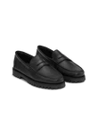Les Deux Loafers Grain Leather Zwart 2