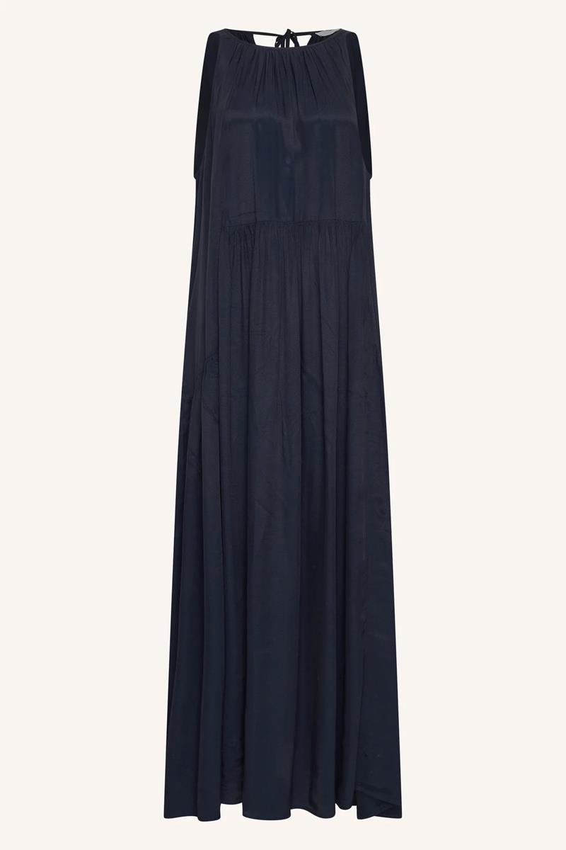 By-Bar Jurk Peggy Twill Blauw 2
