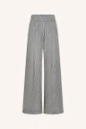 By-Bar Pantalon Benji Silky Stripe Zwart 2