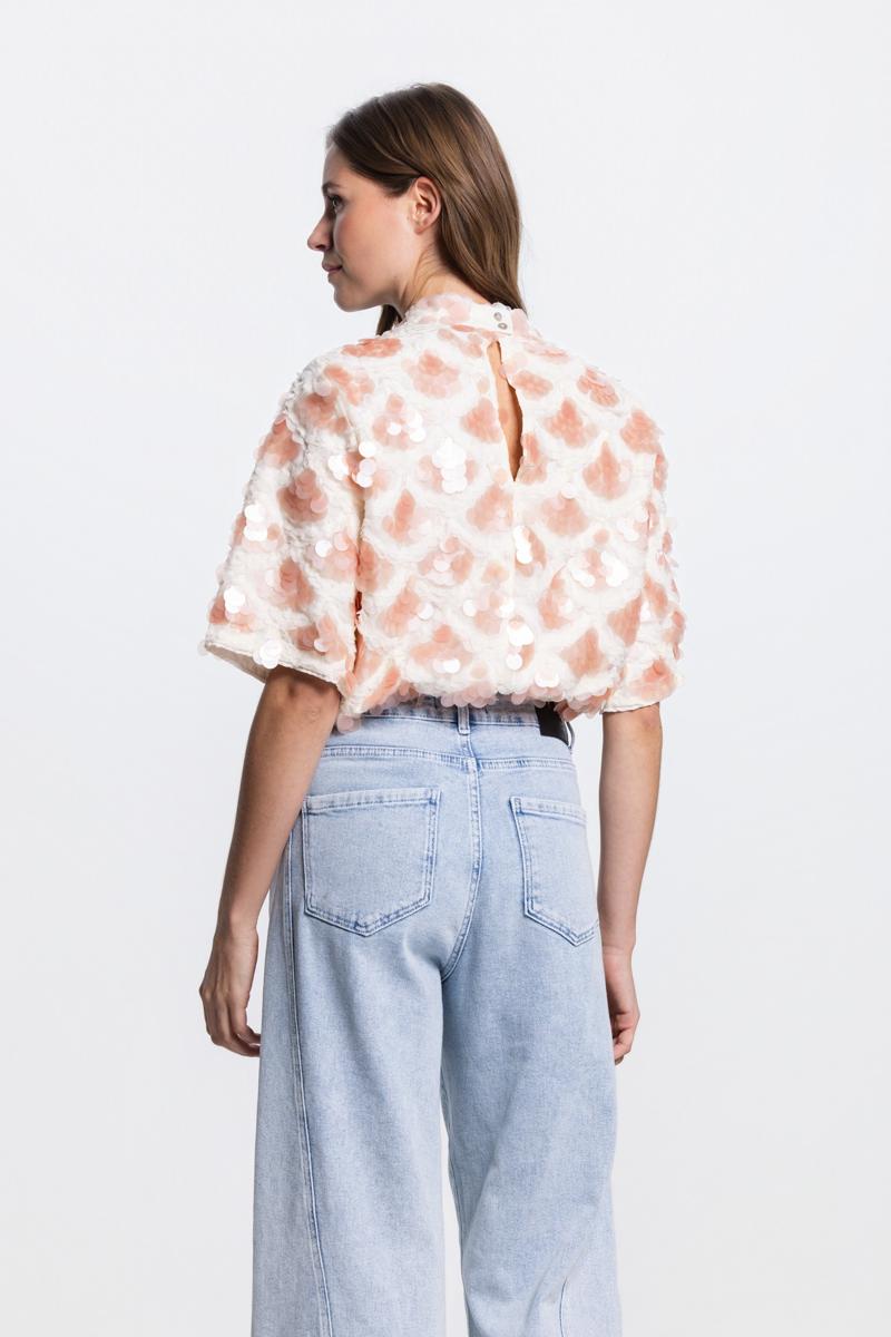 Jansen Amsterdam Blouse RIAN SS26.4 Oranje 3