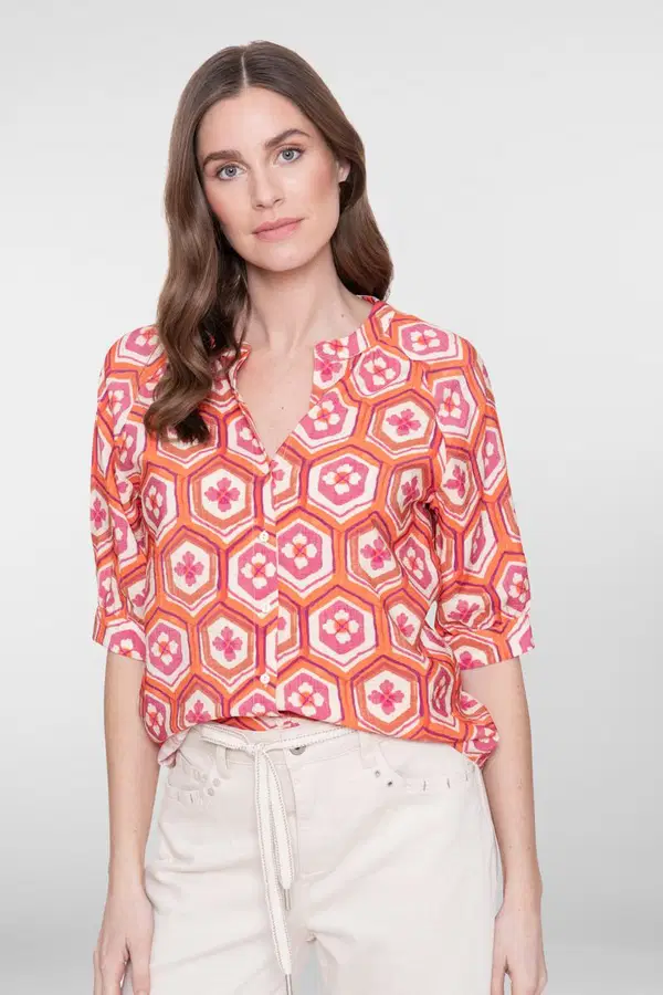 Geisha Blouse 63245-20 Oranje 1