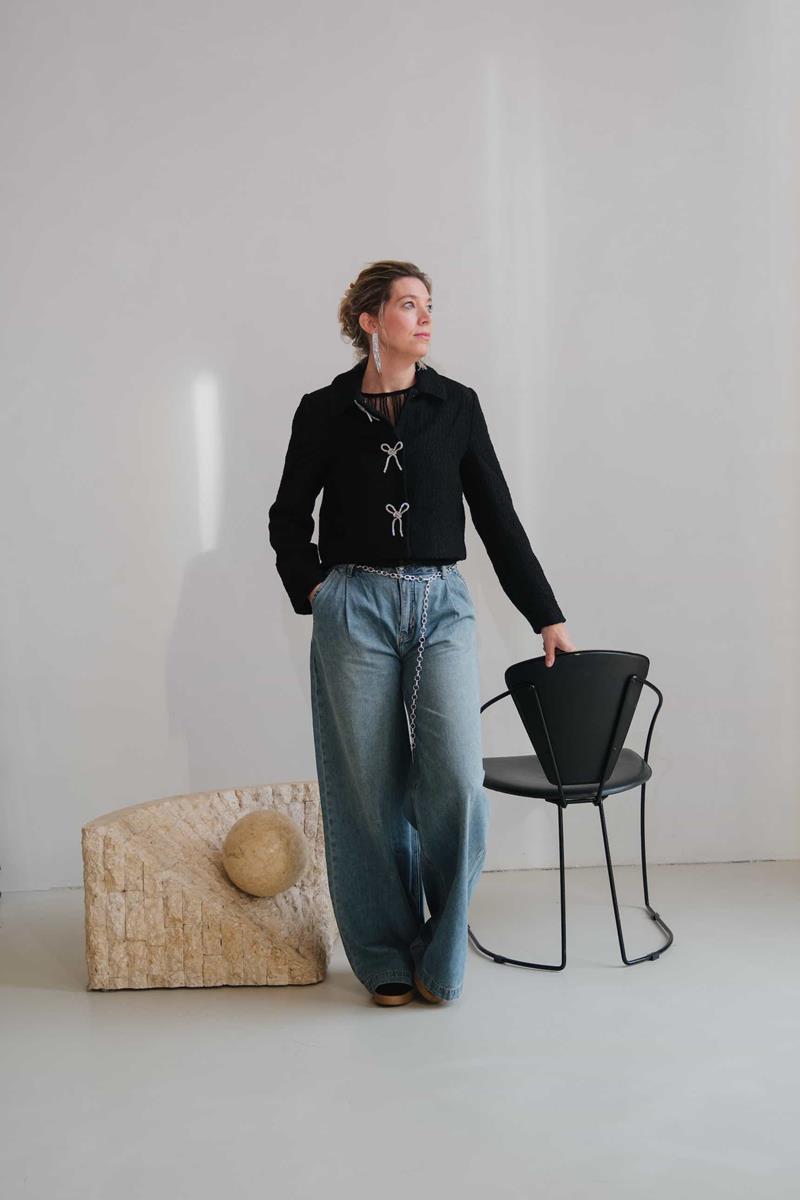 Geisha Blazer 55801-10 Zwart 2