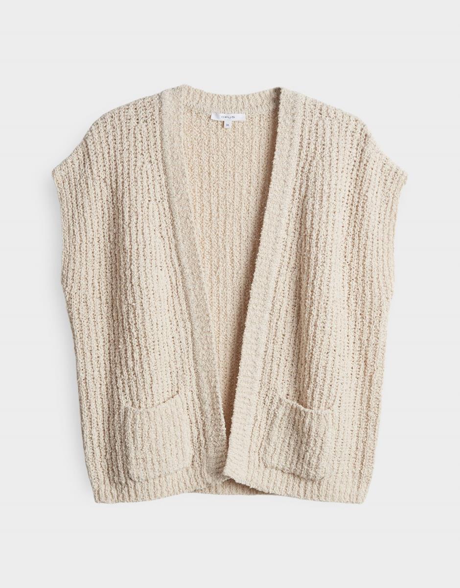 OPUS Gilet Dimola Beige 2
