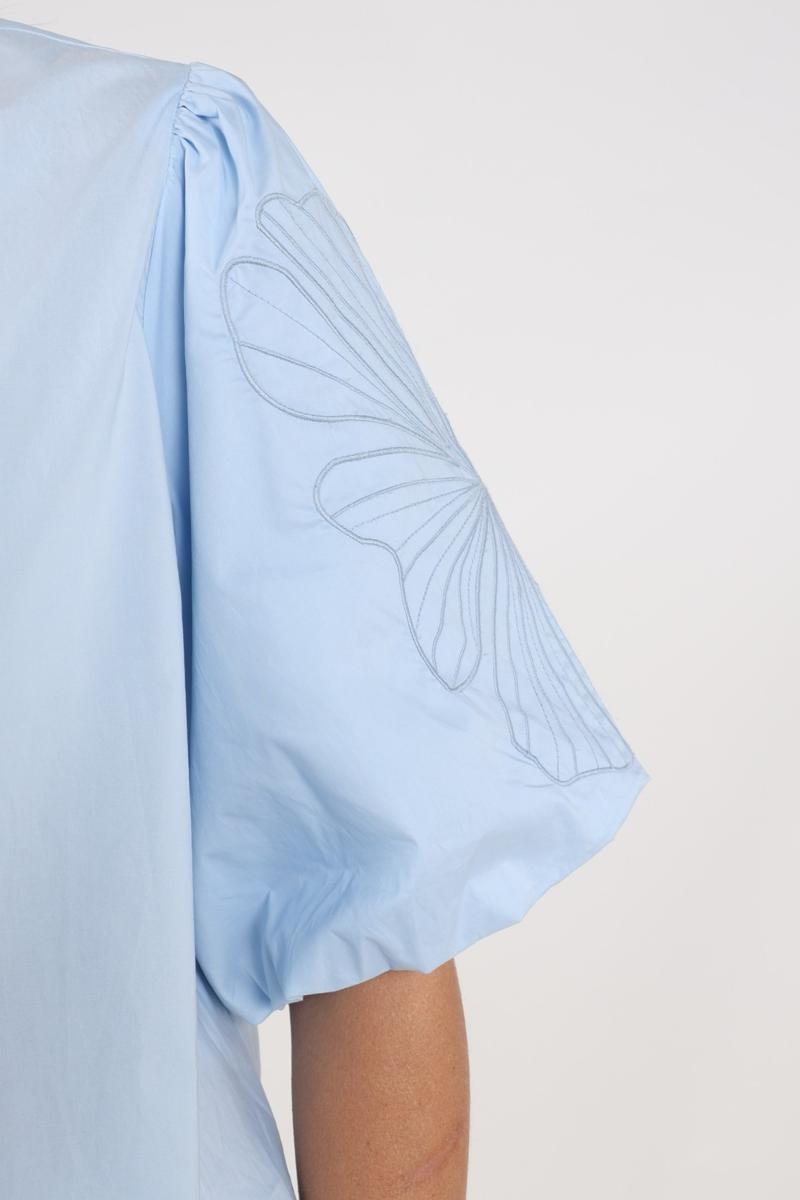 NUKUS Blouse Dani Blauw 5