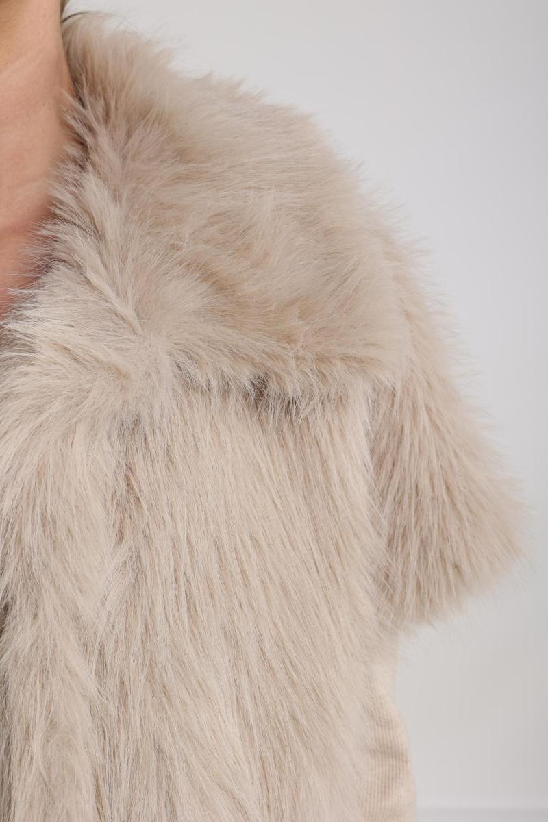 NUKUS Bodywarmer Loua Beige 5