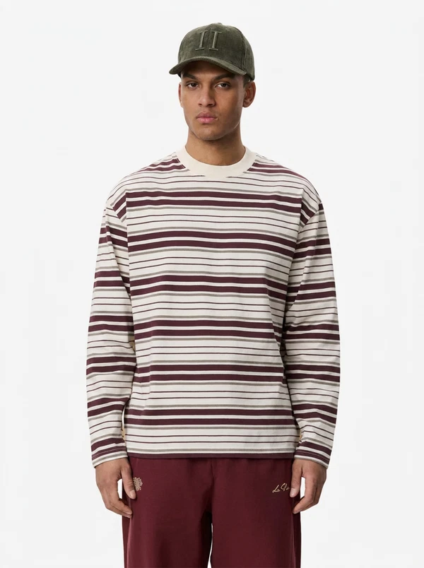 Les Deux Longsleeve Stripe Rood 1
