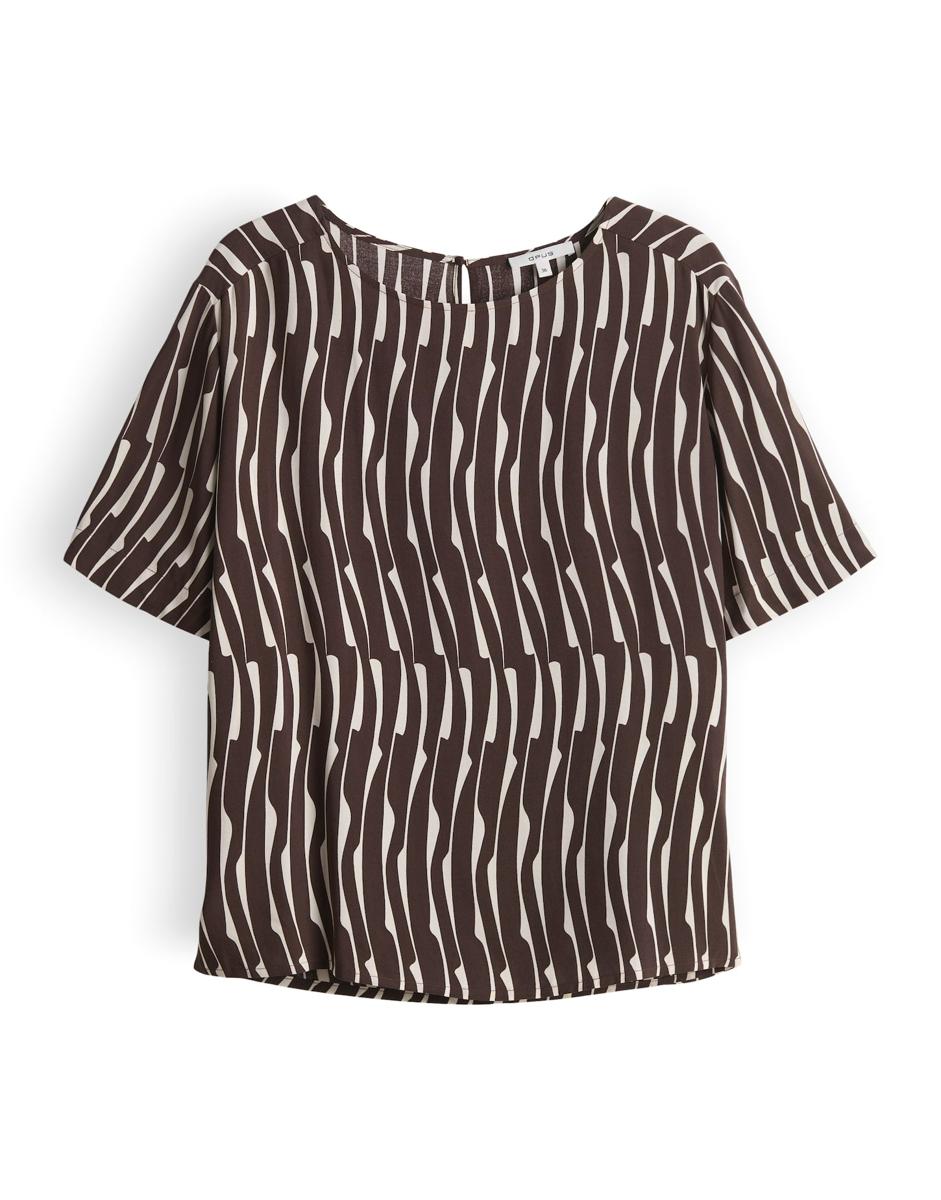 OPUS Blouse 10563414116429 Bruin 1