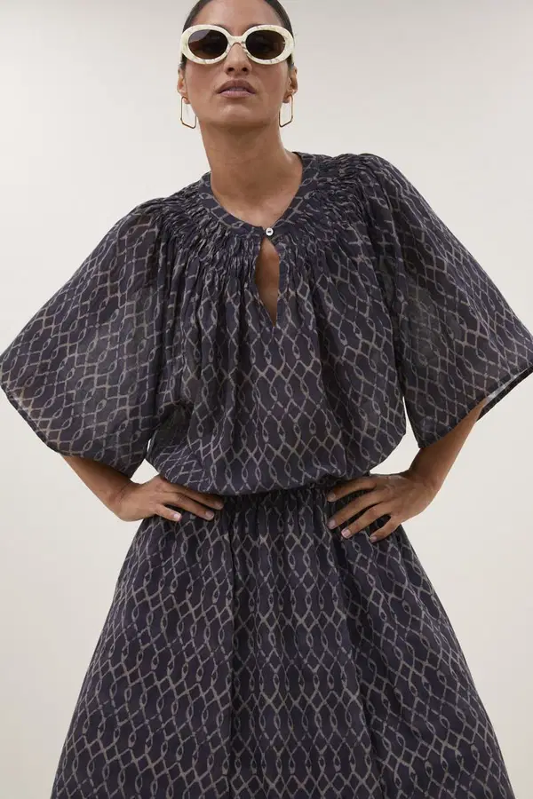 By-Bar Blouse Este Marqi Bruin 1