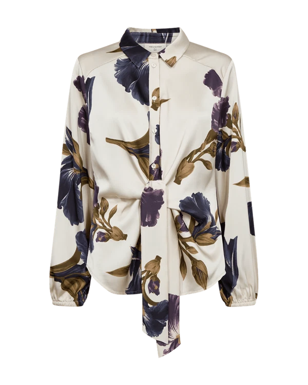 Freequent Blouse Zila Beige 1
