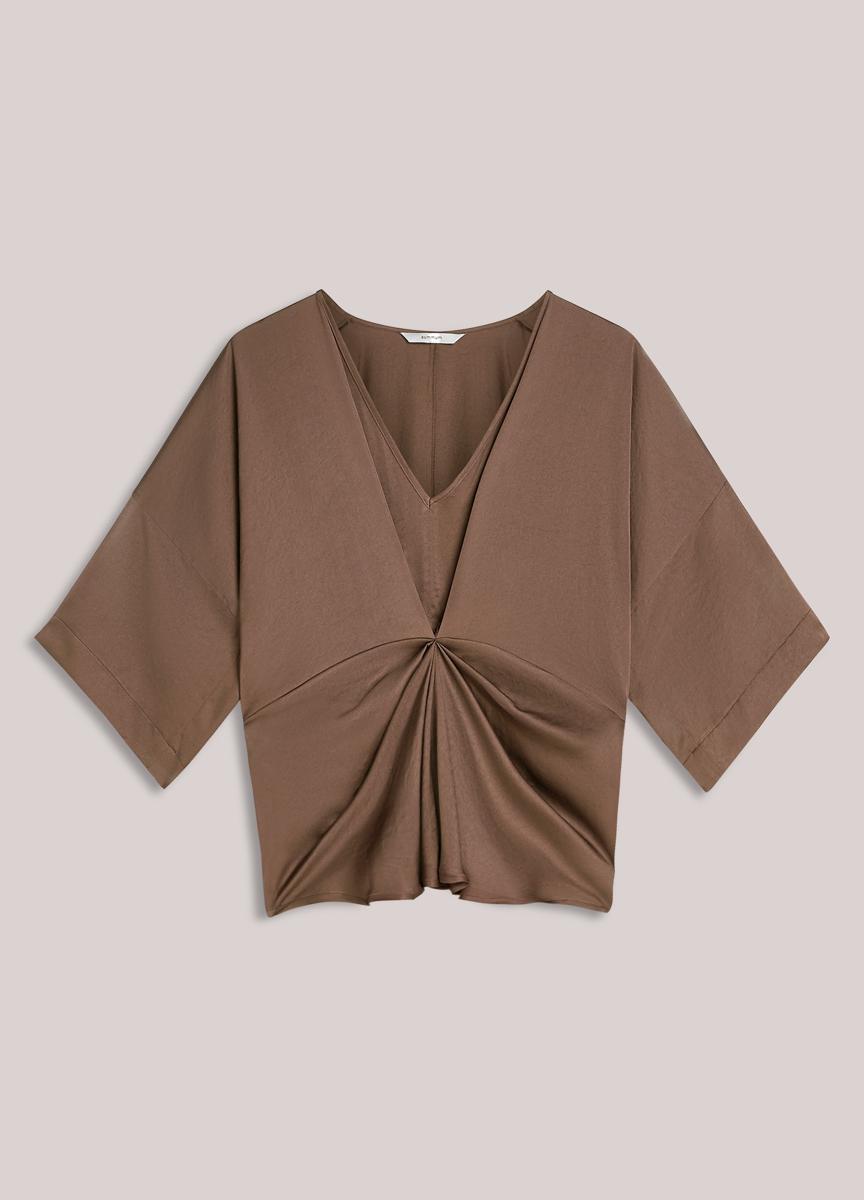 Summum Blouse 2s3506-11817 Taupe 4
