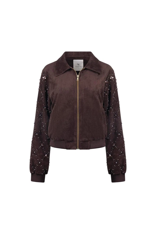 NUKUS Blazer NKF13145 Bruin 1
