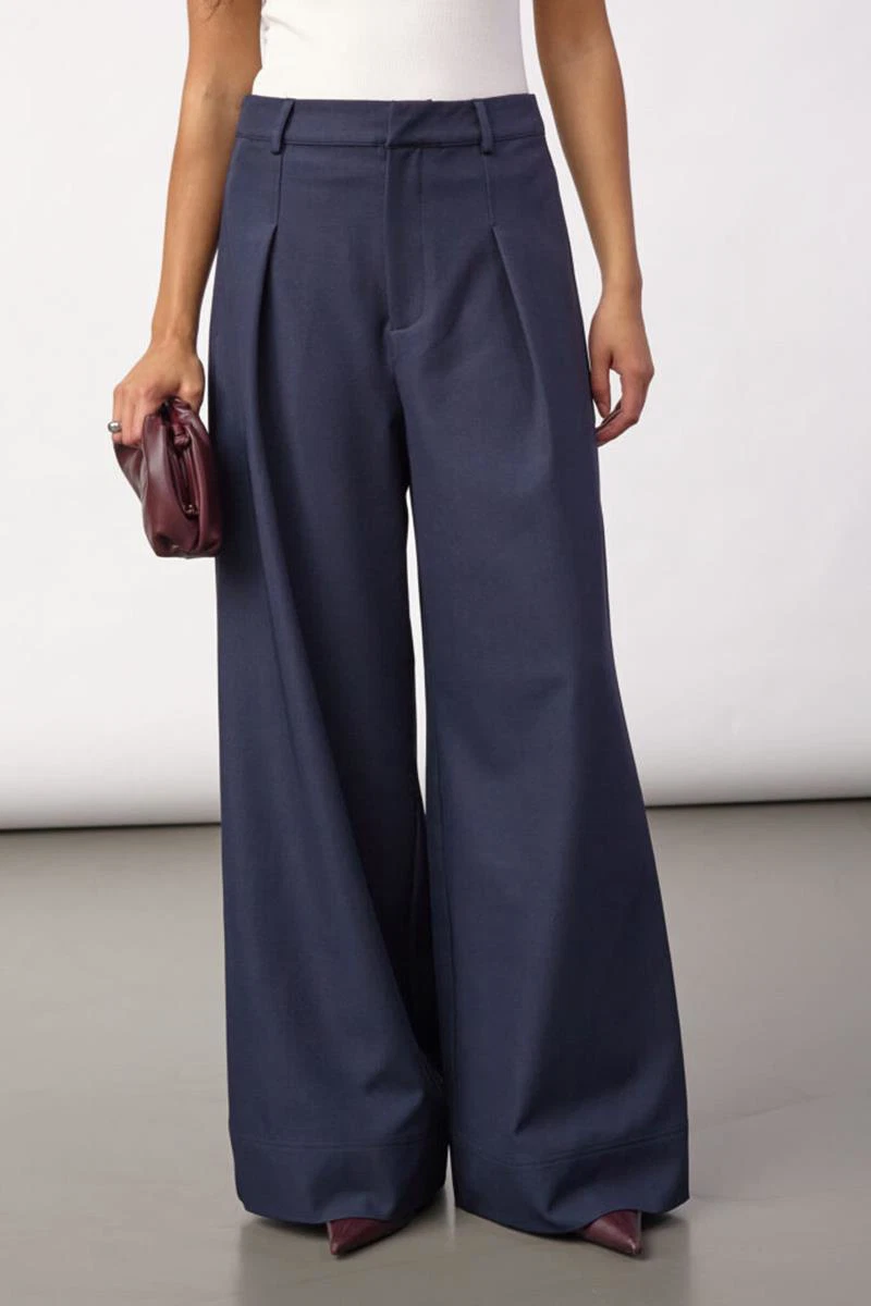 Co'Couture Pantalon Luna Blauw 1