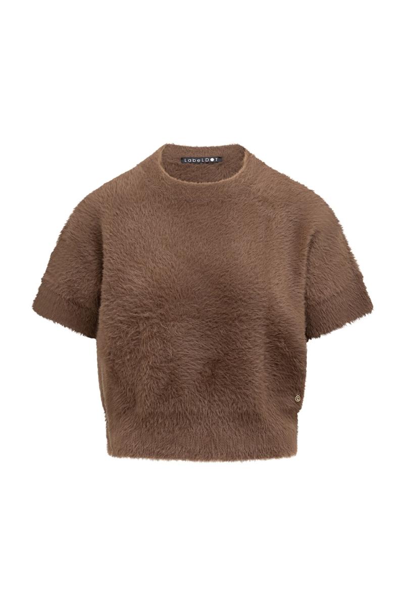 Label DOT Trui 2626012 Bruin 3