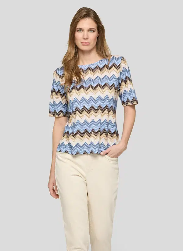 Rabe T-Shirt 56-118373 Blauw 1
