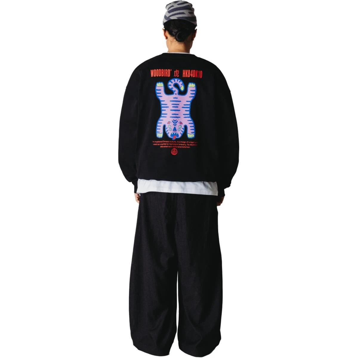 WOODBIRD Sweater Duke Zwart 1