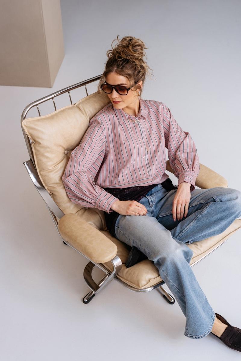 &Co Woman Blouse BL468 Roze 4