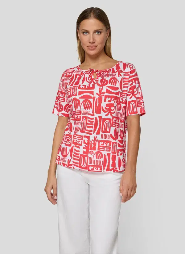 Rabe T-Shirt 56-124351 Rood 1
