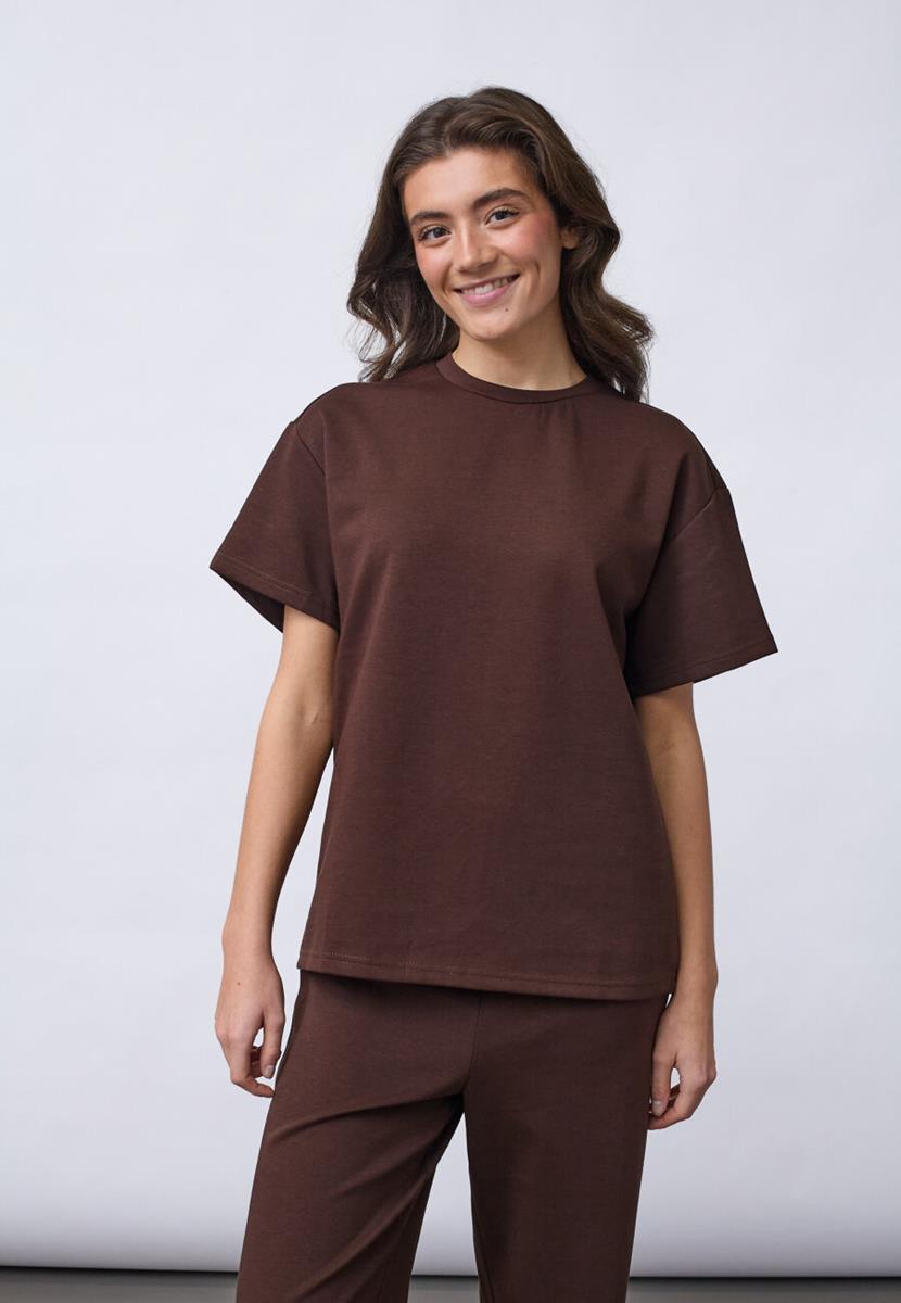 Sisters Point T-Shirt Veda-Ss Bruin 1