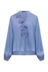 Label DOT Blouse 2621042 Blauw 2