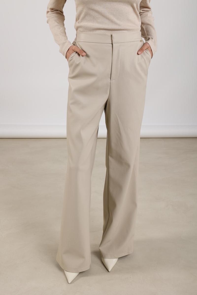 NUKUS Pantalon Fenna Beige 1