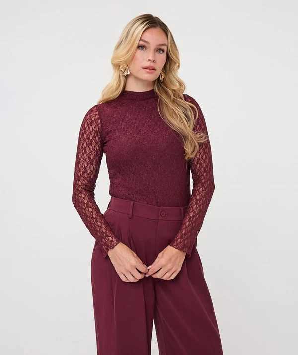 EsQualo Longsleeve F26.30504 Rood 1