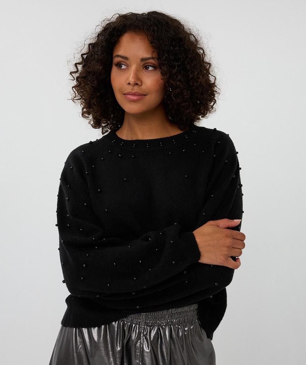 EsQualo Trui F25.27523 Zwart 1