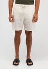 Butcher of Blue Korte Broek Alex Embro Wit 1