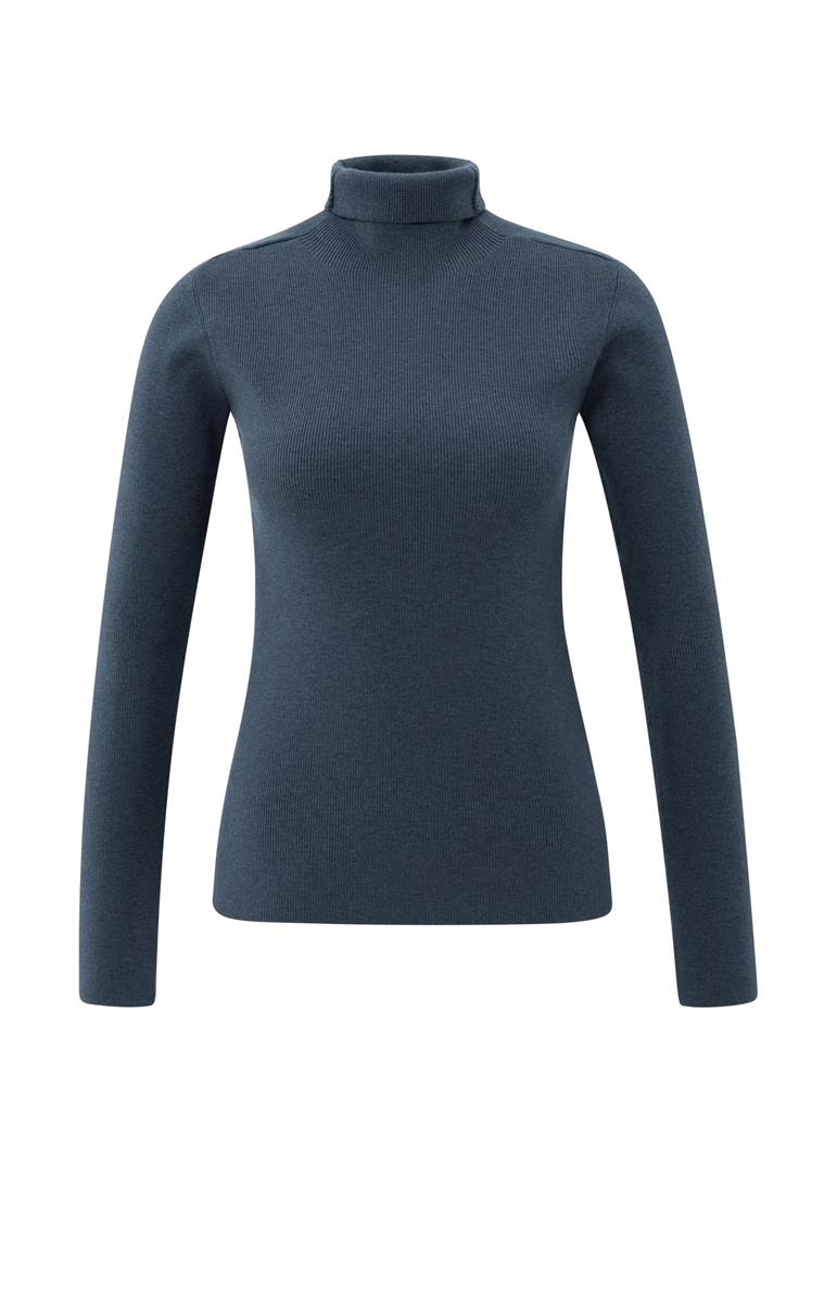 YAYA Trui 01-000517-510 Blauw 2