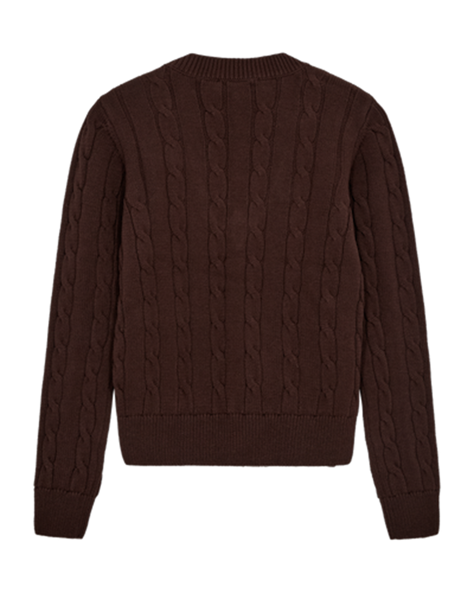 Copenhagen Muse Trui Kotom Bruin 2