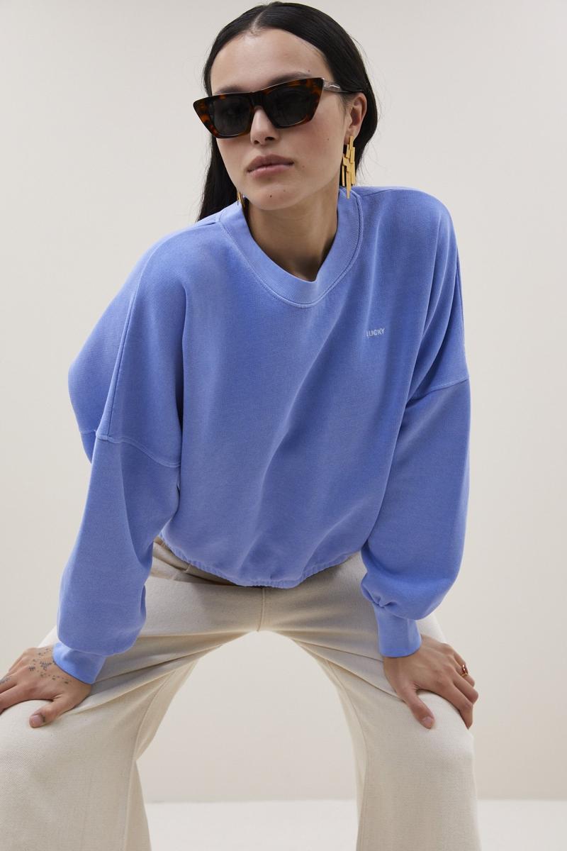 By-Bar Sweater Malyn  Blauw 1