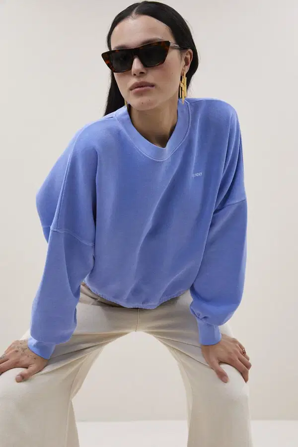 By-Bar Sweater Malyn  Blauw 1